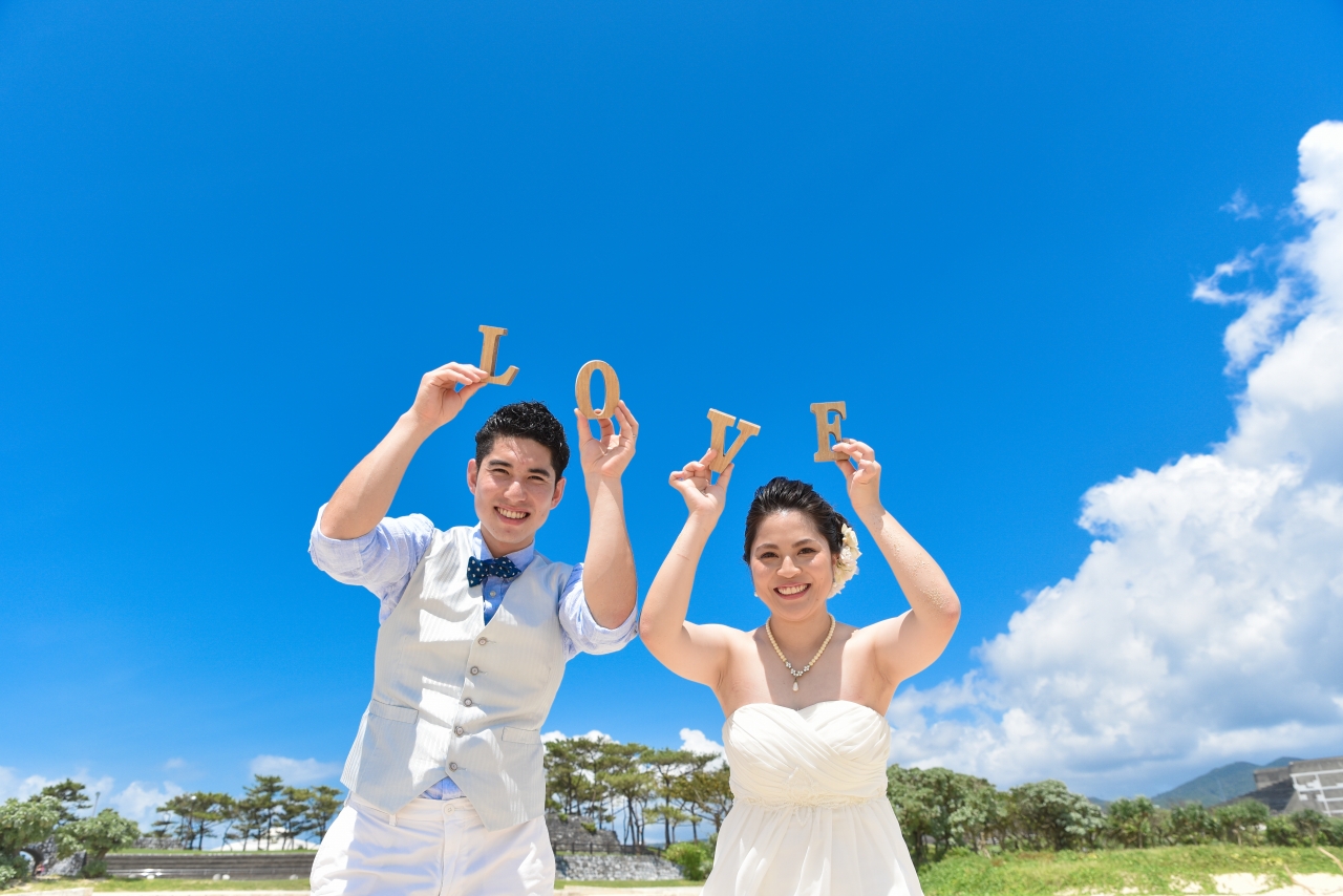 【ドレス】ビーチ＆古民家本島北部プランイメージ